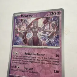 2023 Pokemon TCG Mewtwo Scarlet & Violet-151 150/165 Reverse Holo NM - Image 4