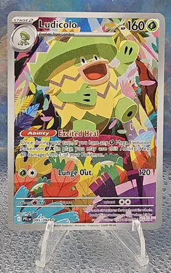 Ludicolo 095/094 Illustration Rare Phantasmal Flames Pokemon TCG - Image 1