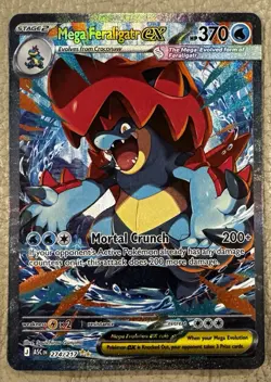 Pokemon Mega Feraligatr ex SIR ME Ascended Heroes 274/217 NM TCG - Image 1