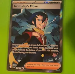 Pokemon Grimsley's Move 120/094 Me02 Phantasmal Flames Ultra Rare Holo Trainer - Image 1