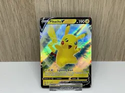 Pikachu V SWSH198 - Sword And Shield Black Star Promos - NM - Image 1