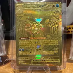 Pokemon Mega Greninja ex Chaos Rising Full Art Gold Holo 122/086 - Image 1