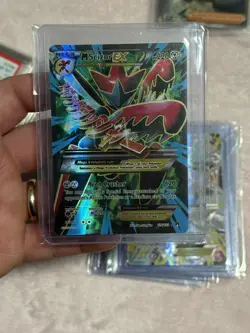 2016 Pokemon Mega Scizor EX Full Art Ultra Rare Holo Breakpoint 120/122 - Image 1
