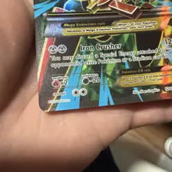 2016 Pokemon Mega Scizor EX Full Art Ultra Rare Holo Breakpoint 120/122 - Image 5
