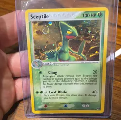 Pokemon TCG Sceptile POP Series 1 004/017 Holo Rare English 2004 100 HP - Image 1