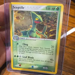 Pokemon TCG Sceptile POP Series 1 004/017 Holo Rare English 2004 100 HP - Image 2