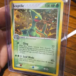 Pokemon TCG Sceptile POP Series 1 004/017 Holo Rare English 2004 100 HP - Image 3