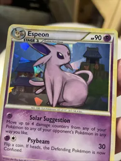 Pokemon TCG Espeon 2/90 Cracked Ice Foil Holo Rare Lightly Played - Image 2