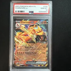 Pokemon Charizard ex 006/165 Scarlet & Violet 151 Double Rare Holo PSA 10 - Image 2