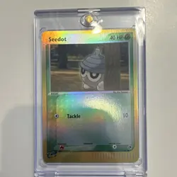 Pokemon TCG Seedot 77/100 EX Sandstorm Reverse Holo Common Basic English - Image 1