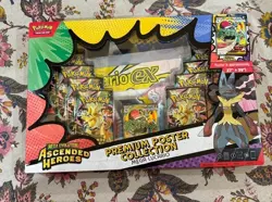 Pokemon Ascended Heroes Premium Poster Collection Mega Lucario - Image 1