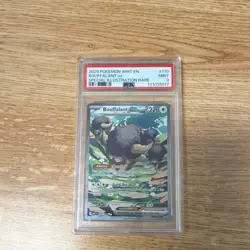Pokemon Bouffalant ex Special Illustration Rare Holo Sv: White Flare #170 PSA 9 - Image 1