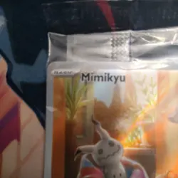 Mimikyu SVP 075 Sealed Black Star Promo Pokemon Paldean Fates ETB Holo NM - Image 2