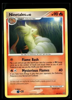 Ninetales 36/127 Platinum Rare Pokemon - Image 1