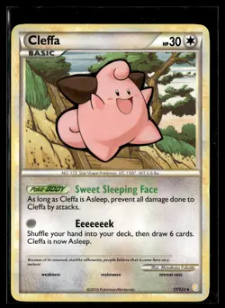 Cleffa 17/123 HeartGold & SoulSilver Rare Pokemon - Image 1