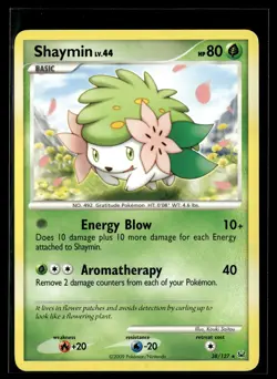 Shaymin 38/127 Platinum Rare Pokemon - Image 1