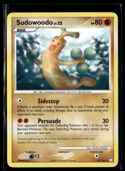 Sudowoodo 35/123 Mysterious Treasures Rare Pokemon - Image 1