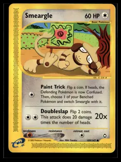 Smeargle 109/147 Aquapolis Common Pokemon - Image 1