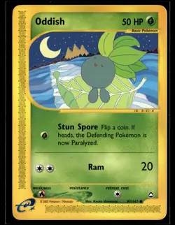 Oddish 97/147 Aquapolis Common Pokemon - Image 1