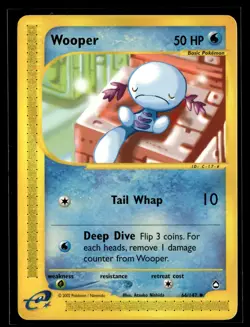 Wooper 66/147 Aquapolis Uncommon Pokemon - Image 1