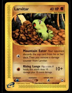 Larvitar 89/147 Aquapolis Common Pokemon - Image 1