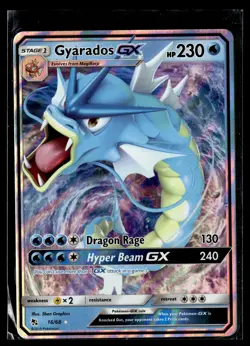 Gyarados GX 16/68 Hidden Fates Rare GX Holo Pokemon - Image 1