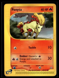 Ponyta 102/147 Aquapolis Common Pokemon - Image 1