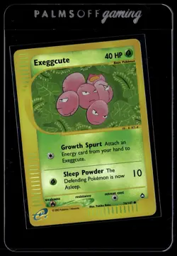 Exeggcute 76/147 Aquapolis Reverse Holo Common Pokemon - Image 1