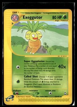 Exeggutor 12/147 Aquapolis Rare Pokemon - Image 1