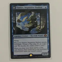 NMT MTG Tamiyo, Inquisitive Student / Tamiyo, Seasoned Scholar Modern Horizons 3 - Image 1