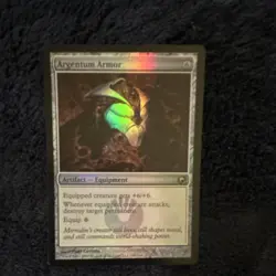 Magic The Gathering Argentum Armor Foil Scars of Mirrodin - Image 1