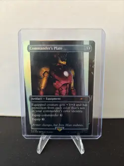 Commander's Plate (1733) (Rainbow Foil) Secret Lair Drop Foil - Image 1