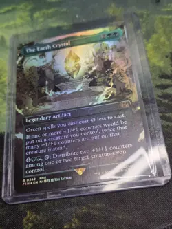 The Earth Crystal (Borderless) Final Fantasy Foil - Image 2