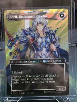 Cecil, Dark Knight (Borderless) (Surge Foil) Final Fantasy Foil - Image 2