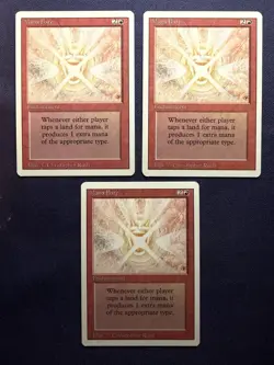Mana Flare - 1994 Magic the Gathering MTG Revised LOT of 3 - Free Shipping! - Image 1