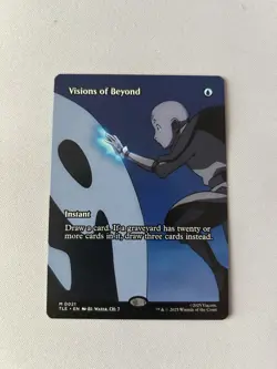 Visions of Beyond 0021 TLE Borderless MTG Avatar: The Last Airbender NM/M - Image 1
