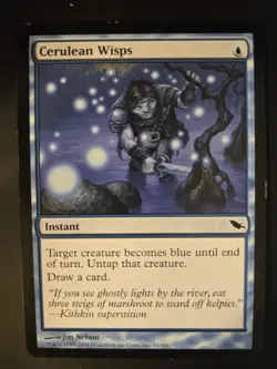 Cerulean Wisps LP Shadowmoor MTG FREE SHIPPING - Image 1