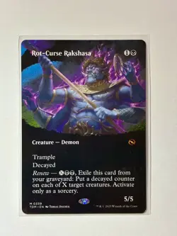 Rot-Curse Rakshasa - #339 Regular (Borderless) Tarkir: Dragonstorm - Mtg - Image 1