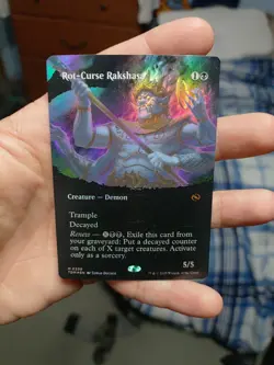Rot-Curse Rakshasa (Borderless) Tarkir: Dragonstorm Foil - Image 1