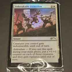 Unbreakable Formation NYCC TMNT Promo Foil Sealed Magic The Gathering MTG Turtle - Image 1
