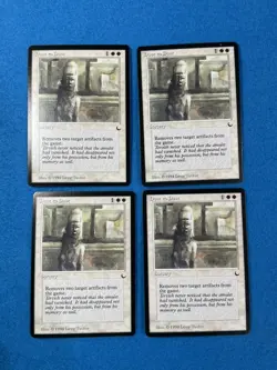 X4 MTG Dust to Dust *The Dark* White Pack Fresh NM+ Magic The Gathering - Image 1