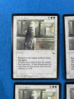 X4 MTG Dust to Dust *The Dark* White Pack Fresh NM+ Magic The Gathering - Image 2