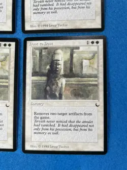 X4 MTG Dust to Dust *The Dark* White Pack Fresh NM+ Magic The Gathering - Image 5