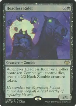 Headless Rider -Foil Light Play MTG Promos: Media - Image 1