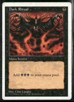 Dark Ritual 5th Edition MP MTG Magic The Gathering - Image 1
