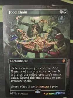 *FOIL* Food Chain (Borderless) TMNT (TMC) 133 NM M MTG - Image 1