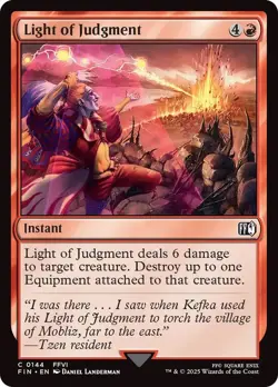 Light of Judgment, Magic the Gathering, Final Fantasy, Regular Print - Image 1