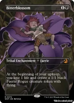Bitterblossom (Anime Borderless) Wilds of Eldraine: Enchanting Tales Regular - Image 1