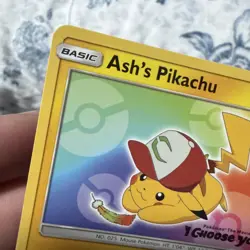 Pokemon TCG Ash's Pikachu TCG SM108 2017 Promo 'I Choose You' new never played✨ - Image 4