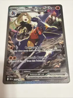 Pokemon TCG Cynthia's Garchomp ex 232/182 Sv10: Destined Rivals Holo SIR MINT/NM - Image 1